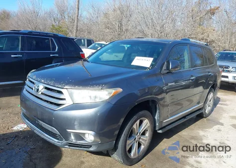 2012 Toyota Highlander Limited V6 z USA, uszkodzony, nr VIN 5TDYK3EH1CS073800